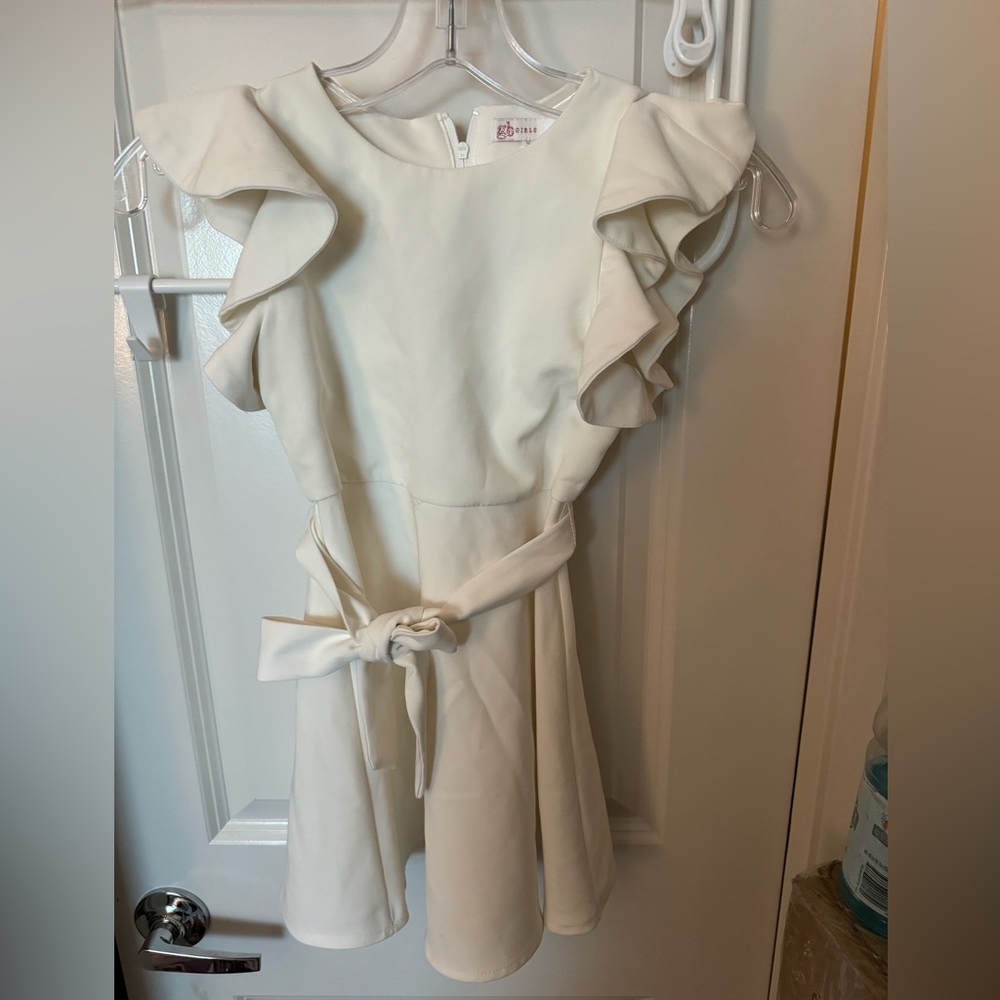 GB girls 5 white dress